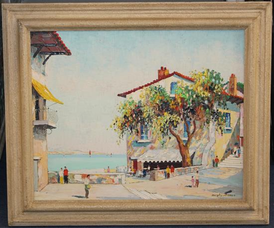 § Cecil Rochfort DOyly John (1906-1993) St Maxime, South of France, 16.5 x 20.5in.